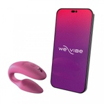 Вибратор для пар We-Vibe Sync 2 розовый (в комплекте батарейка для пульта)