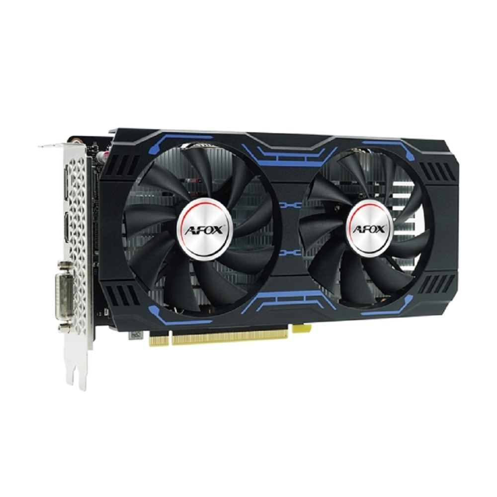 Видеокарта Видеокарта AFOX GTX1660TI 6GB GDDR6 192Bit DP / DVI / HDMI ATX Dual Fan (AF1660TI-6144D6H1-V4 / 6144D6H7-V4)RTL
