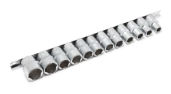 Набор головок 12пр. 1/2''6гр.(10-19,22,24мм), на планке Forsage F-4121-5