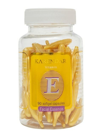 Эссенция для лица Karendar Витамин Е Алоэ Вера Интенсивное увлажнение 90 капсул (yellow color)