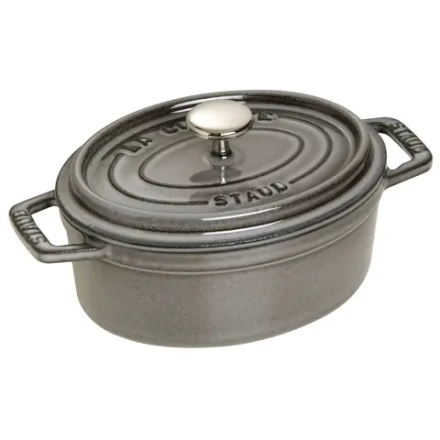 STAUB Чугунная кастрюля Cocotte 17 см 1 л графит