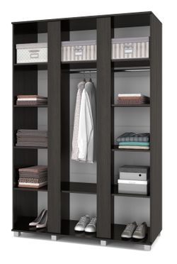 Шкаф трехстворчатый "Пандора" П32 (венге/млечный дуб)