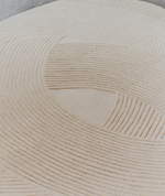 Белый шерстяной ковер Domm 160 x 230 см