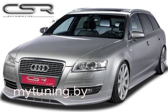 Накладка на передний бампер CSR для Audi А6 (2004-2008)