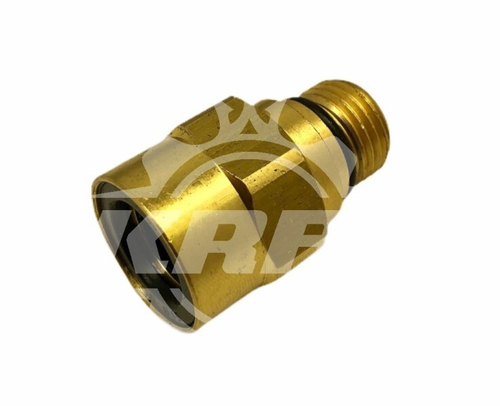 Соединитель трубки ПВХ,полиамид d15мм (наружная резьба) М16х1.5 прямой латунь (KRAL)