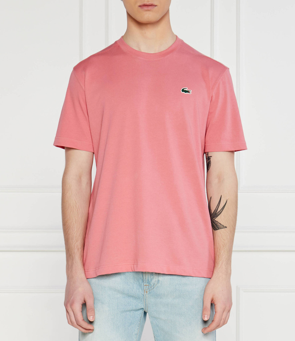 Футболка Lacoste - пудро-розовый(TH7618)