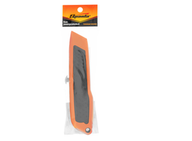 Нож, 19 мм, выдвижное трапециевидное лезвие, двухкомпонентный корпус Sparta 78978