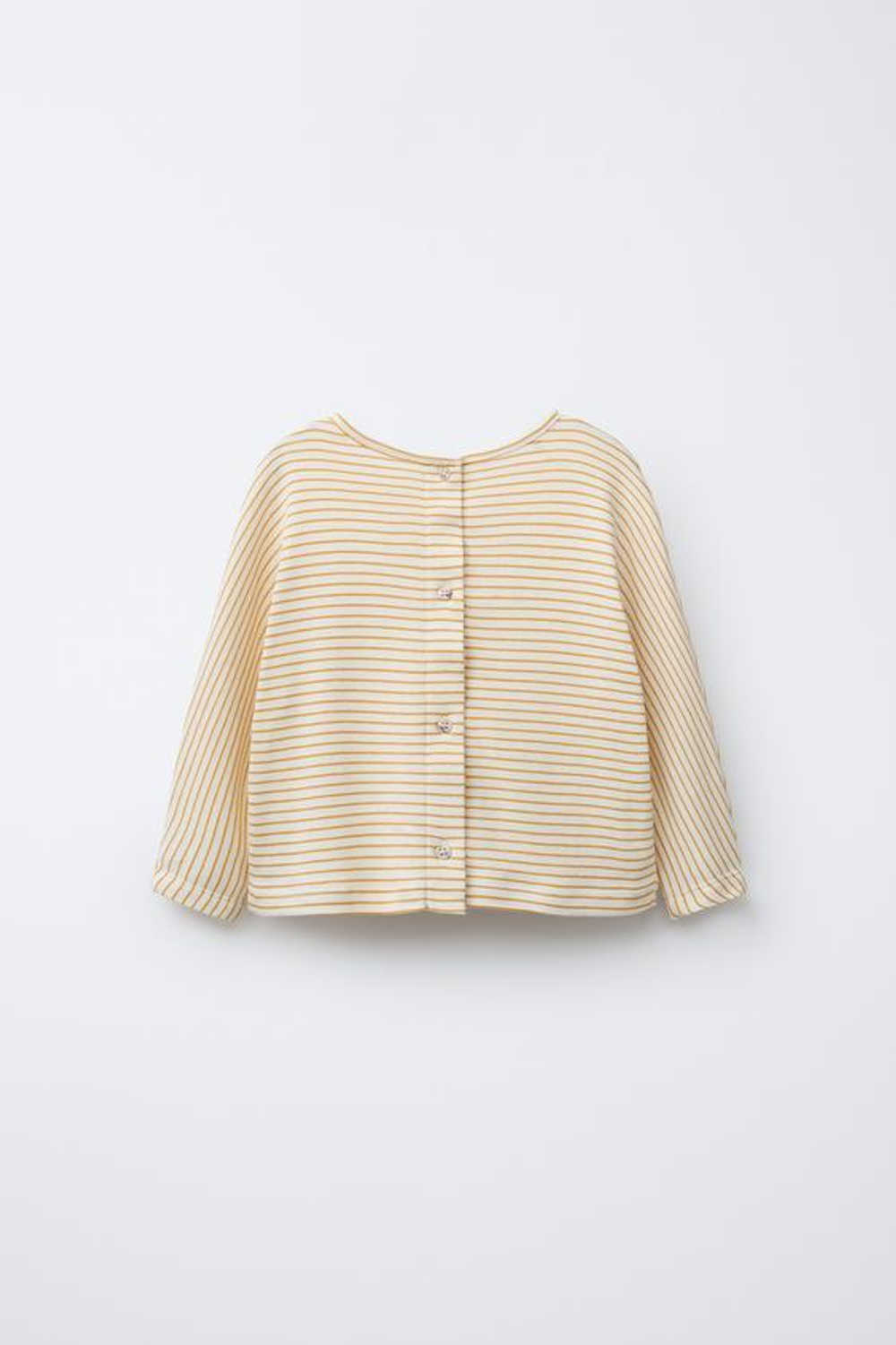 ZARA ФУТБОЛКА В ПОЛОСКУ, ОХРА