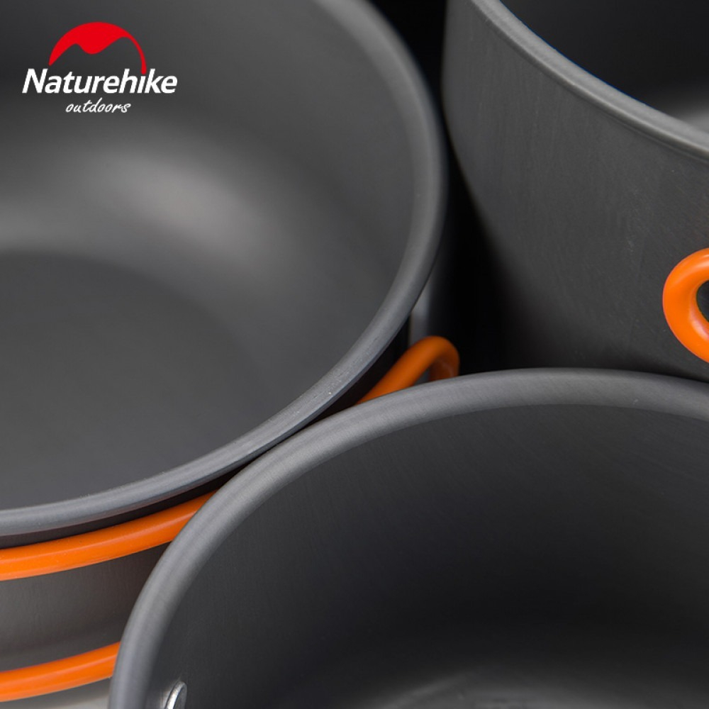 Набор посуды на 2-3 человека Naturehike NH18T018-G 4 предмета