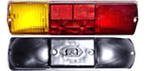 Фонарь задний 353 универсальный , левый б/л (2 болта)