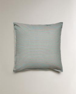 Наволочка Zara Home фланель, хлопок 100%, в полоску, 2611/091