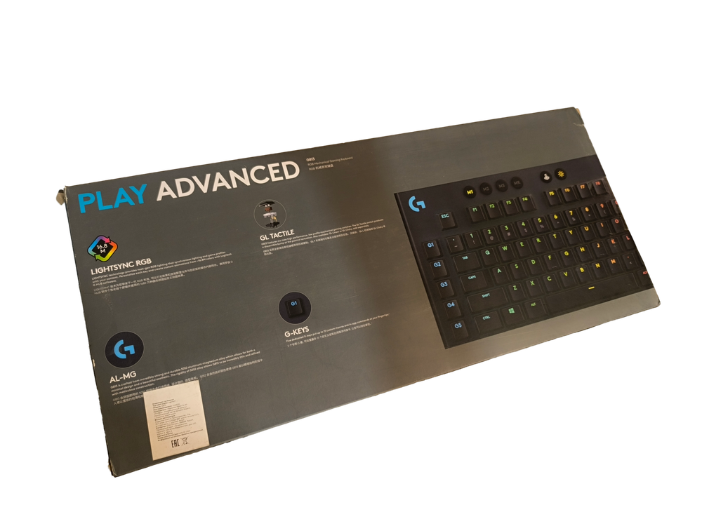 Logitech G813 — механическая игровая клавиатура с RGB, GL Linear/Tactile/Clicky