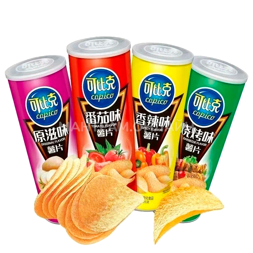 Чипсы картофельные Copico Barbecue Flavor оригинальные 105 г