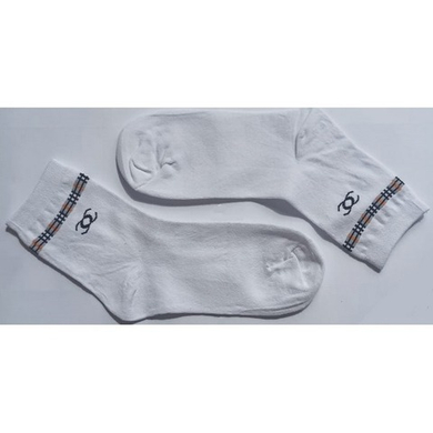 Мужские носки белые CHANEL