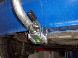 Фаркоп оцинкованный Galia S081A для Skoda Fabia хетчбек 2000-2007, 2007-2014(паспорт и сертификат в комплекте)(без электрики)
