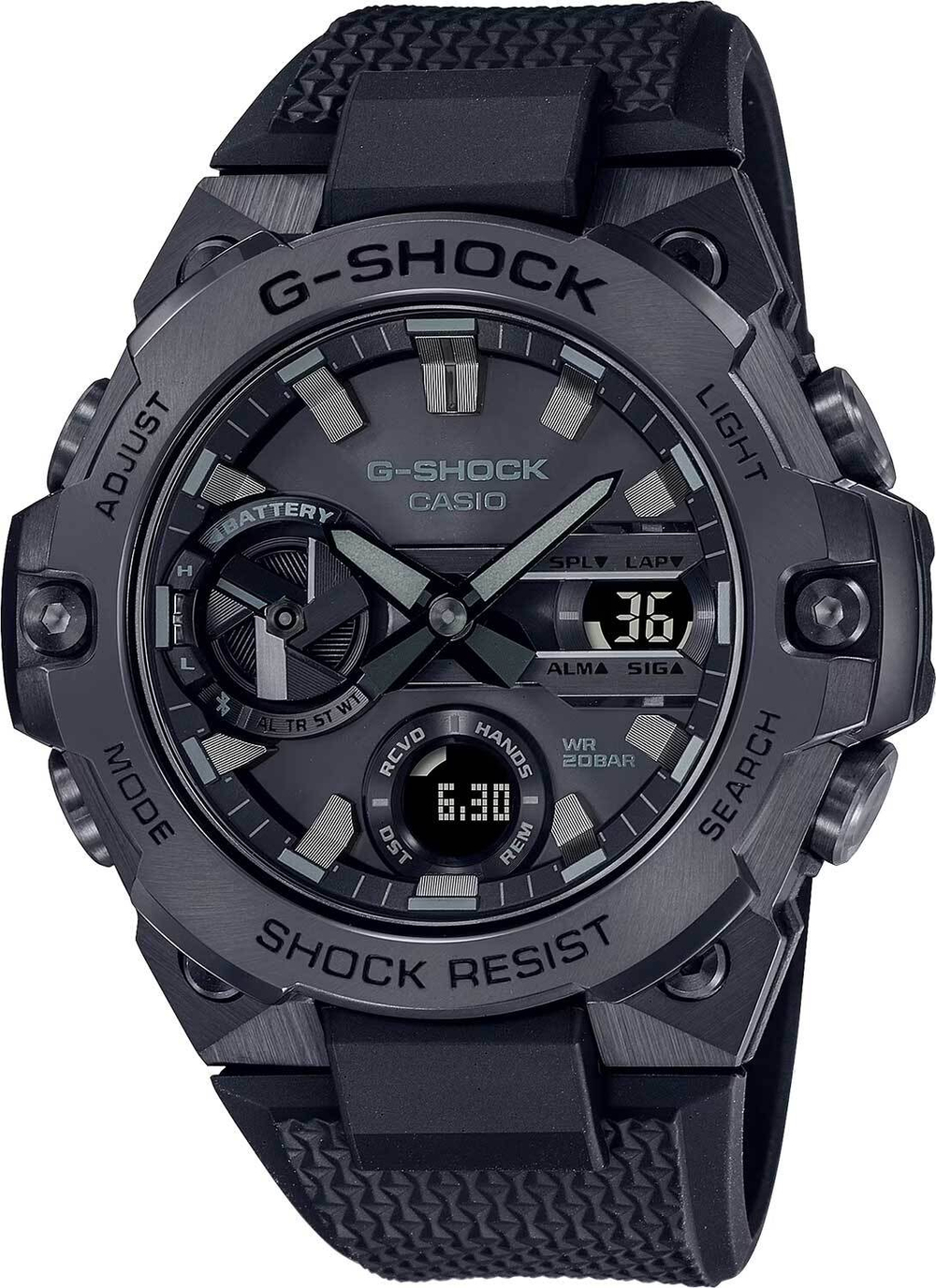 Японские наручные часы Casio G-SHOCK GST-B400BB-1A с хронографом