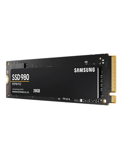 Твердотельный накопитель SSD M.2 (PCI-E NVMe) 250Gb Samsung 980 (R2900/W1300MB/s) (MZ-V8V250BW) 1year