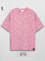 Футболка для девочки розовая