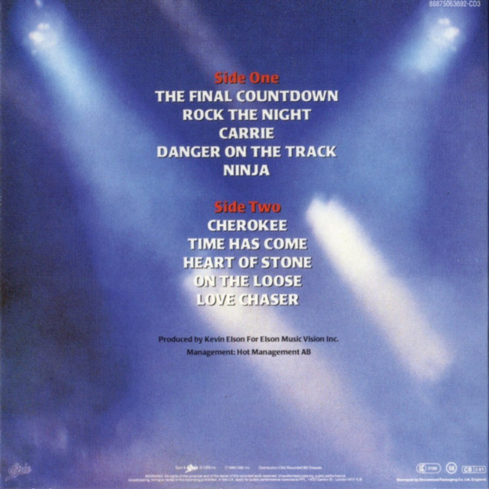 Europe / Original Album Classics (5CD)
