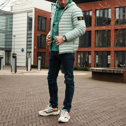 Пуховик Stone Island Loom Woven Down Chambers
