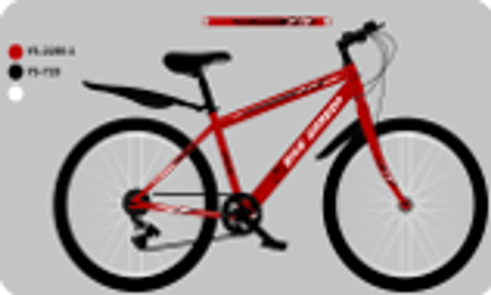 Велосипед Bike Dragon 27,5" 21скор (стальная рама, SunRun, диск. тормоз) BD-2-27,5-3 красный