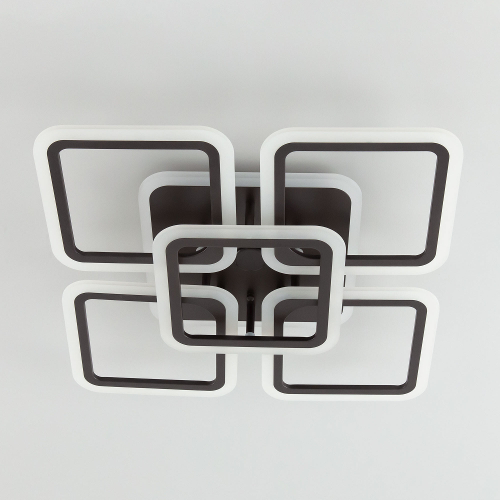 Citilux Марсель Смарт CL232A155E RGB Умная люстра Чёрная