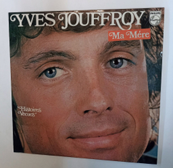 Винтажная виниловая пластинка LP Yves Jouffroy Histoires Vecues (France 1976)