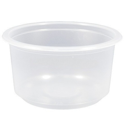 Д-115-350 мл (PP) Дно круглое прозрачное (D-115, H-62 мм) Д-Полимер (50/500 шт.)