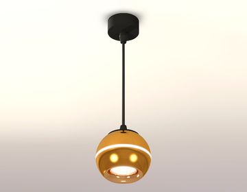 Комплект подвесного светильника с дополнительной подсветкой GU5.3/LED 3W 4200K XP1105001 PYG/SBK золото жёлтое полированное/чёрный песок (A2302, C1105, N7014) DIY System Complects Ambrella