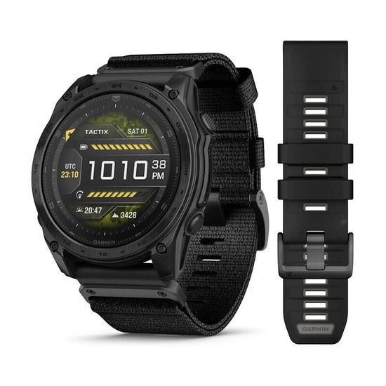 Умные часы Garmin Tactix 8 Amoled Sapphire Applied Ballistic Solver 2 Band (51 мм)