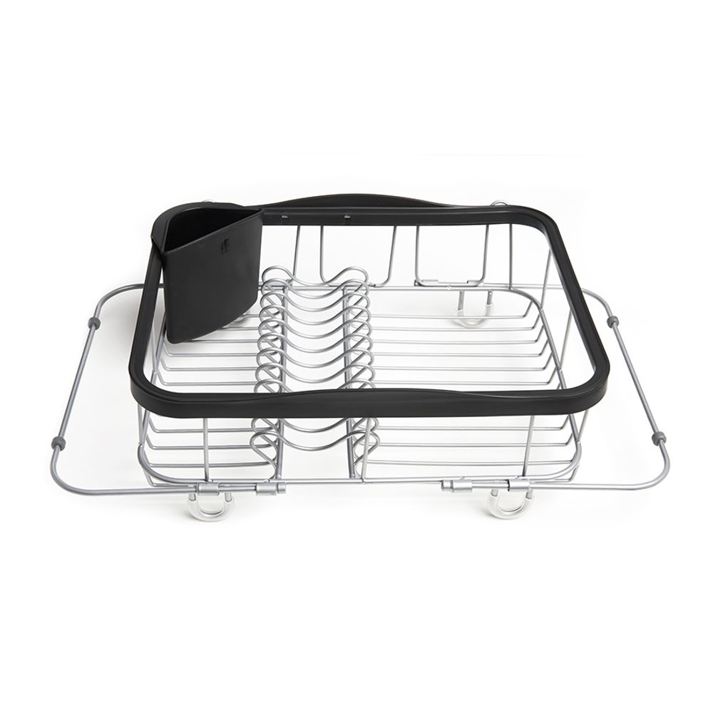 Сушилка для посуды Sinkin, 28х14х47 см, черный, никель
