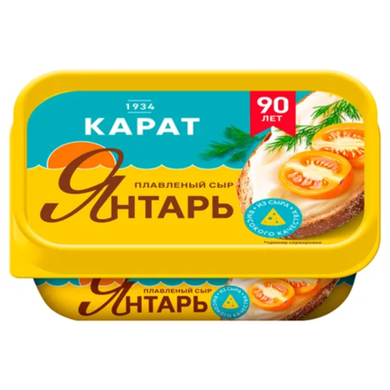 Сыр плавленый Карат Янтарь 200 гр