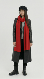 Шарф Ш554-19 красный