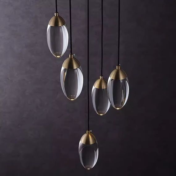 Подвесная светодиодная люстра Romatti Kobo Fiera 8848-5H