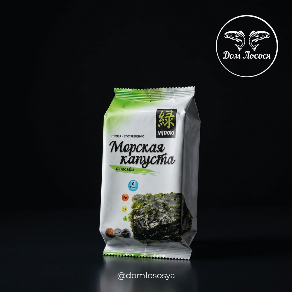 Морская капуста с васаби, 5г, MIDORI