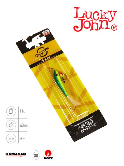 Балансир Lucky John FIN 4 с тр. 60мм/29 блистер