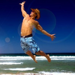 Мужские плавательные шорты голубая лагуна AussieBum Blue Sea