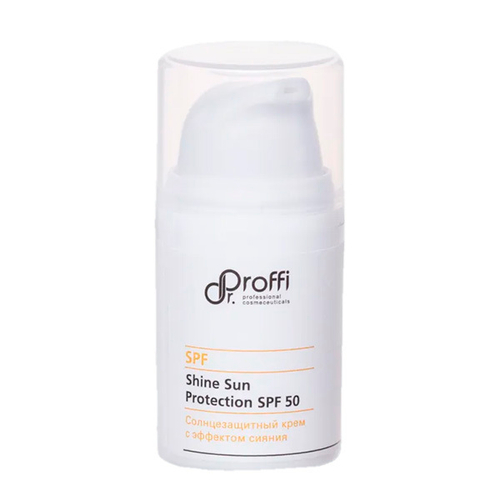 Солнцезащитный крем с эффектом сияния SPF50 Doctor Proffi Shine Sun Protection 15мл