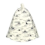 Шапка для бани и сауны «Акулы» «Банные штучки»