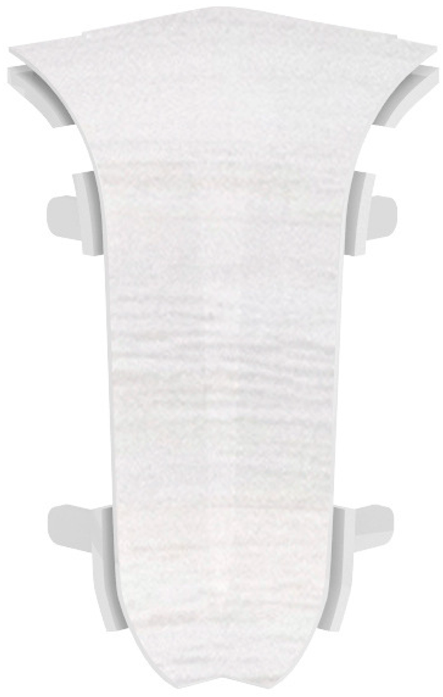 Угол внутр для плинтуса ПВХ 58мм 2шт/уп 5803