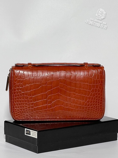 Бумажник Stefano Ricci из кожи крокодила