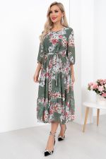 Платье Хелен (зеленый) Р11-1075/20 Nikol (Акция)