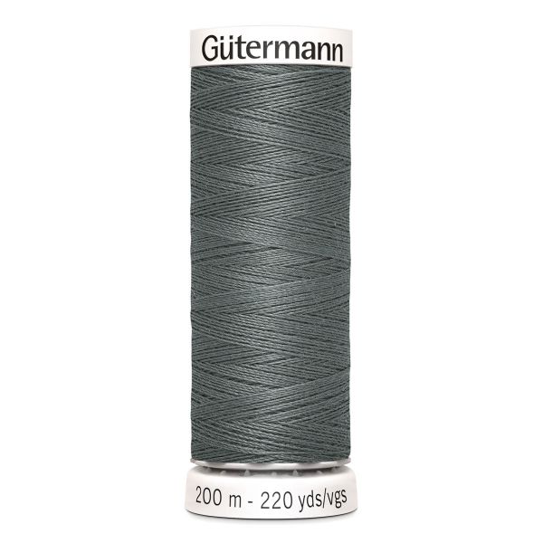 Нитки универсальные Gutermann Sew-all 100 (200 метров), 5 кат. | 701 стальной серый