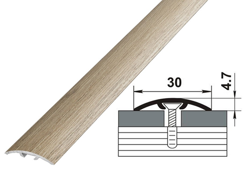 Порожек ЛС 04-2.1350.4087 дуб беленый