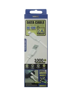 Кабель Remax RC-138i USB-A to Lightning data cable (iPhone) 1m белый