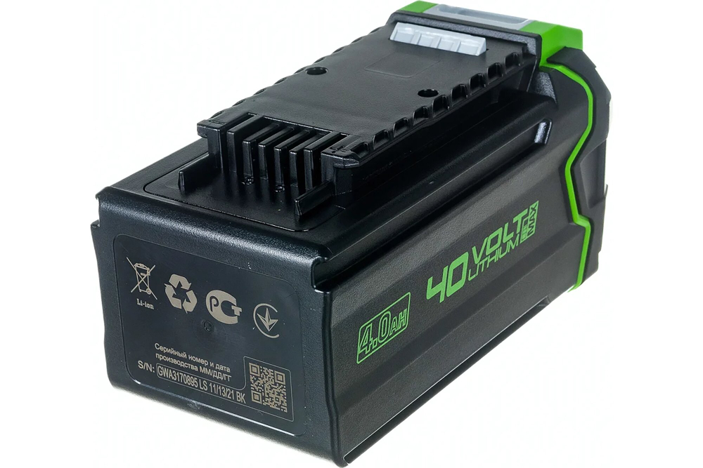 Аккумулятор GREENWORKS G40B4 40V,4Aч (2927007)