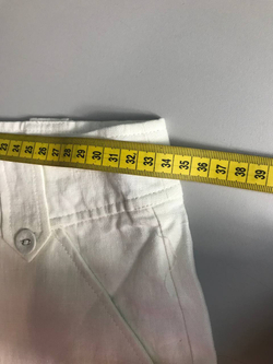 Бриджи Zara из льна белые, маркировка S, визуально 44 размер, новые