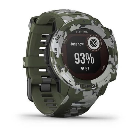 Ударопрочные часы Garmin Instinct Solar - Camo Edition, Camo Lichen 010-02293-06