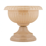 Вазон на ножке большой D 395 мм 9,5 л, песчаный кварц