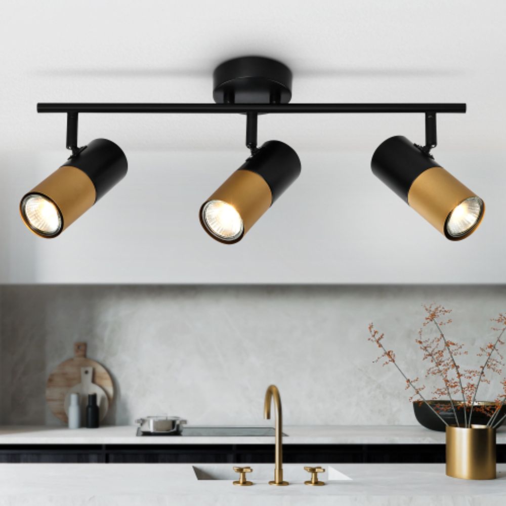 Светильник настенно-потолочный спот Rivoli Belladonna 7073-703 3 х GU10 15 Вт поворотный